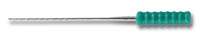 Maillefer XXF, 21 mm Non-Sterile knurled metal Barbed Broach with Yellow plastic handle, package