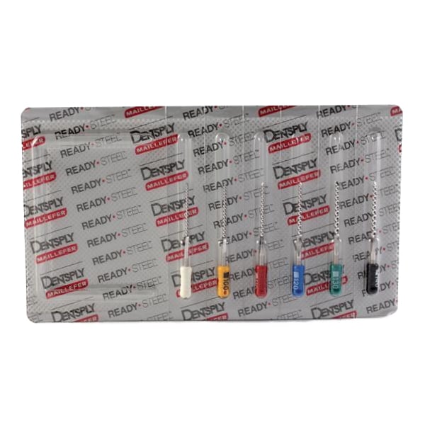 ReadySteel FlexoFile Asst #90-140, 25mm Stainless Steel - Pre-Sterilized, 6/Pk. Safe-ended