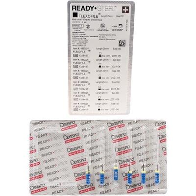 ReadySteel FlexoFile #30, 25mm Stainless Steel - Pre-Sterilized, 6/Pk. Safe-ended non-cutting Batt