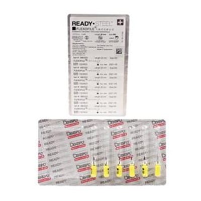 ReadySteel Senseus FlexoFile #20, 25mm Stainless Steel - Pre-Sterilized 6/Pk. Unique, silicone