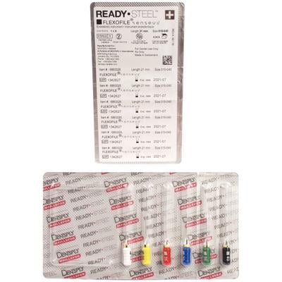 ReadySteel Senseus FlexoFile #15 - 40, 21mm Stainless Steel, Pre-Sterilized, 6/Pk. Unique