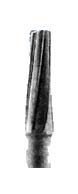 Midwest FG #169 SS (short shank) Taper Fissure Carbide Bur, Package of 10