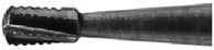 Midwest FG #1931 Pear shaped (Little Beaver) Fine Crosscut carbide bur, package of 10