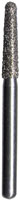 Midwest FG #2856.016 Ultra Coarse Grit, Round End Taper Diamond Bur. Package of 5 Burs