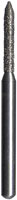 Midwest FG #2878.014 SS (Short Shank) Ultra Coarse Grit, Modified Bevel Cylinder Diamond Bur
