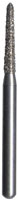 Midwest FG #2878K.016 Ultra Coarse Grit, Taper Modified Bevel Cylinder Diamond Bur. Package of 5