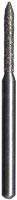 Midwest FG #2878K.018 Ultra Coarse Grit, Taper Modified Bevel Cylinder Diamond Bur. Package of 5