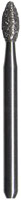 Midwest FG #30009.020 Medium Grit, Football Shaped Diamond Bur. Package of 5 Burs