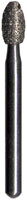 Midwest FG #379.021 Fine Grit, Esthetic Trimming Egg Shaped Diamond Bur. Package of 5 Burs