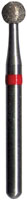 Midwest FG #801.010 Coarse Grit, Round Diamond Bur. Package of 5 Burs