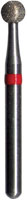 Midwest FG #801.016 Medium Grit, Round Diamond Bur. Package of 5 Burs
