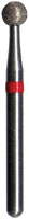 Midwest FG #801.016, Super Coarse, Round Diamond Bur. Package of 5 Burs