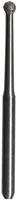 Midwest FG #801L.016 Coarse Grit, Long Round Diamond Bur. Package of 5 Burs