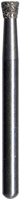 Midwest FG #805.016 Supercoarse Grit, Inverted Cone Diamond Bur. Package of 5 burs