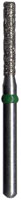Midwest FG #837KR.016 Coarse Grit, Long Modified Shoulder Cylinder Diamond Bur. Package of 5 Burs