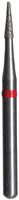 Midwest FG #847.016 Super Coarse Grit, Flat End Taper Diamond Bur. Package of 5 Burs