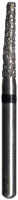 Midwest FG #847.018 SS (Short Shank) Supercoarse Grit, Flat End Taper Diamond Bur. Package of 5