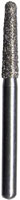 Midwest FG #856.012 Coarse Grit, Round End Taper Diamond Bur. Package of 5 Burs