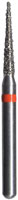 Midwest FG #858.014 Extra Fine Grit, Flame Shaped Diamond Bur. Package of 5 Burs