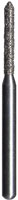Midwest FG #885.012 Coarse Grit, Beveled Cylinder Diamond Bur. Package of 5 Burs