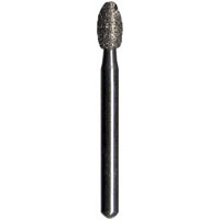 Midwest FG #2379.023 Ultra Coarse Grit, Egg Shaped Diamond Bur. Package of 5 Burs