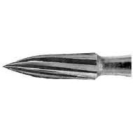 Midwest FG #7901 12 blade Needle shaped T&F bur, package of 10