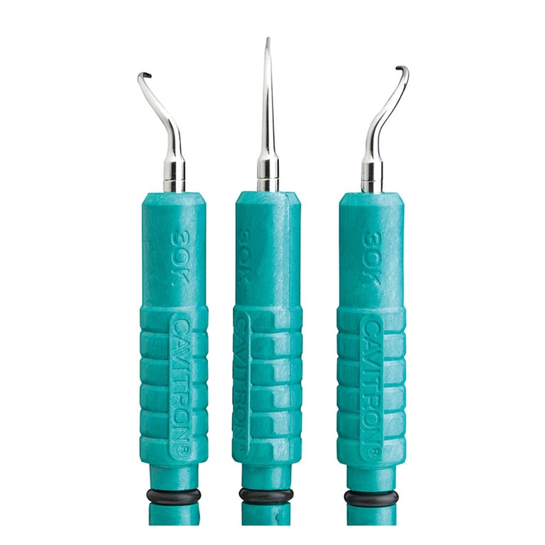 Cavitron FSI Slimline ultrasonic 30K FSI SLI ultrasonic inserts, dark green, all metal