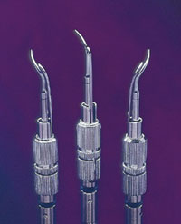 Cavitron SLI Slimline ultrasonic inserts, all metal construction, one 25K SLI-10S straight, 25K