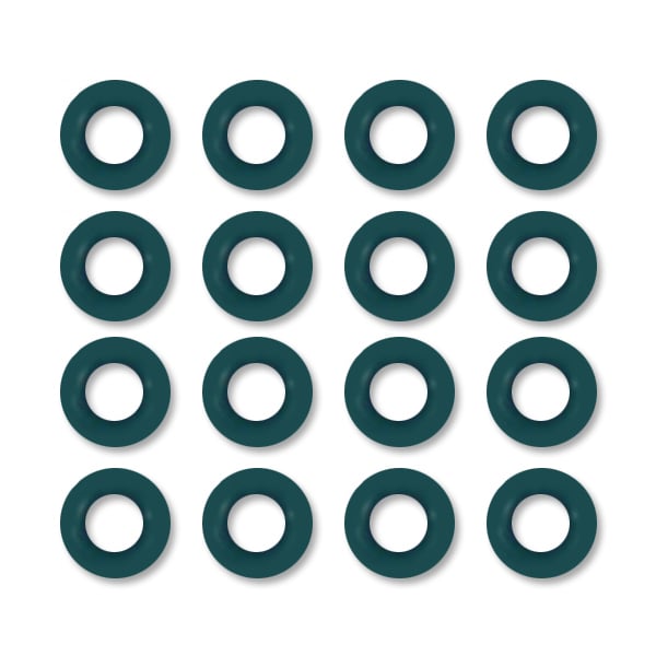 Cavitron Replacement O-Rings Green, JET Nozzle, SLI, P Style, PEC Inserts, Package of 12 O-Rings