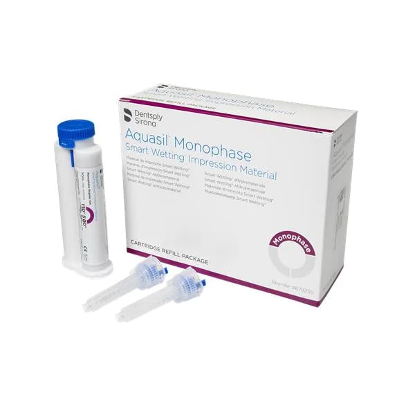 Aquasil 4 Pack Cartridges - Monophase Regular set VPS Impression Material, 4 - 50 mL Cartridges