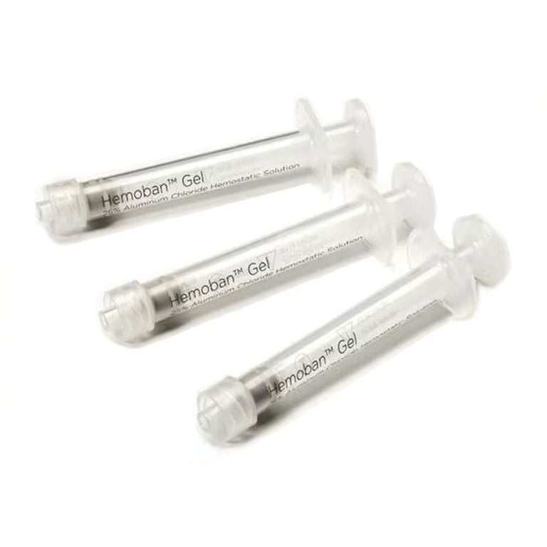 Hemoban Gel 1.2 mL Delivery Syringe, Empty, 50/Pk