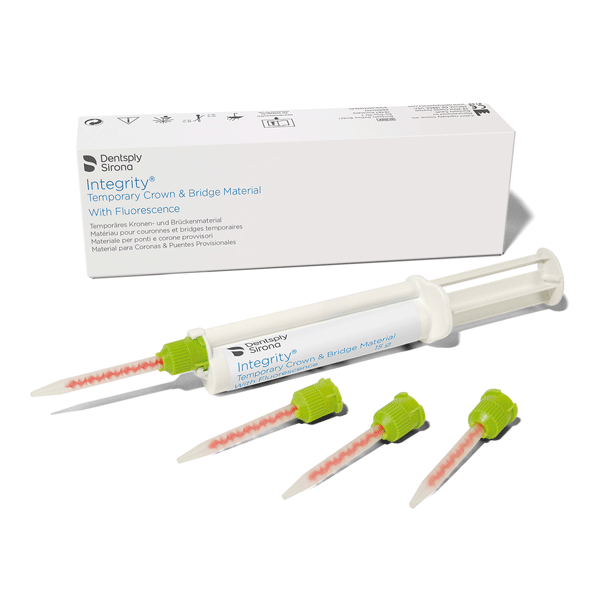 Integrity Mini Integrity Temporary C&B Material, Shade A2, 15 Gm. Mini Syringe and 10 Automix