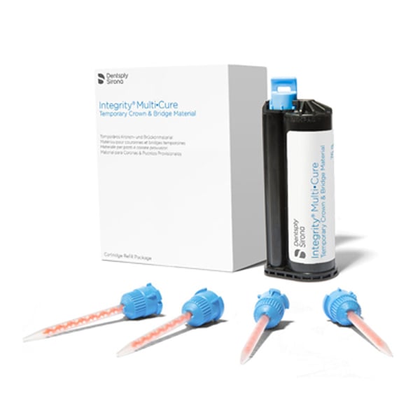 Integrity Multi-Cure Temporary Crown and Bridge Material, 76g Cartridge, Shade A3 Refill Package