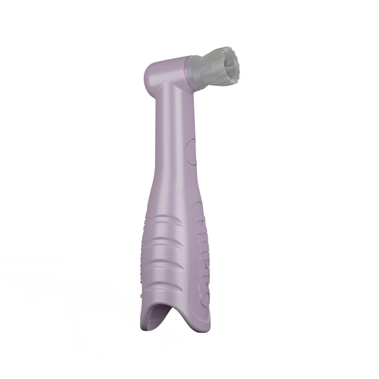 Nupro Freedom Slim Lavender Pearl Prophy Angles, Contra Spiral, 200/Pk. 16% shorter head length