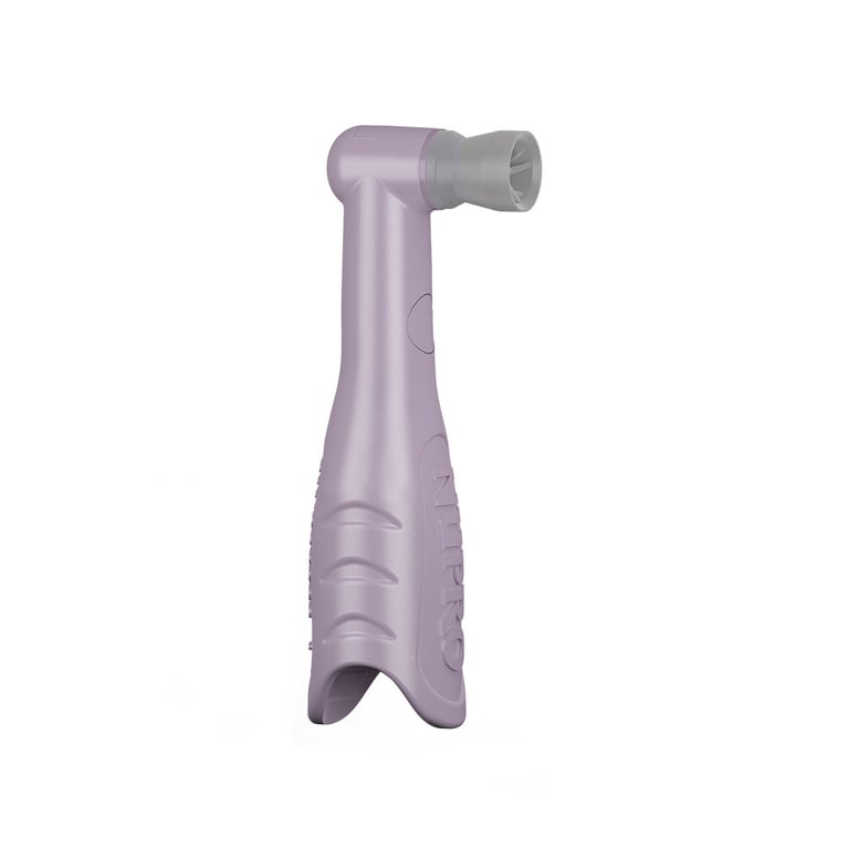 Nupro Freedom Slim Lavender Pearl Prophy Angles, Soft, 90 Degree, 200/Pk. 16% shorter head length