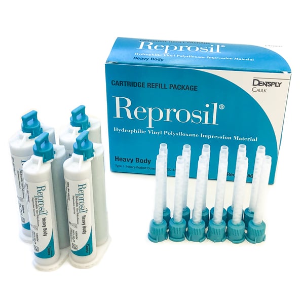 Reprosil Cartridge System - Heavy Body, 4-pack Refill: 4 - 50 ml split (626220-old-style)