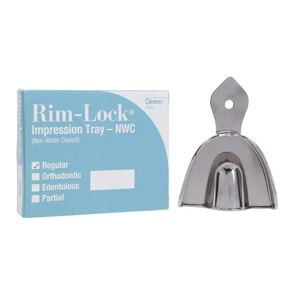 Rim-Lock #U12 Upper Full-Arch Solid Metal Impression Tray, 1/Pk. Non-water cooled. Suitable