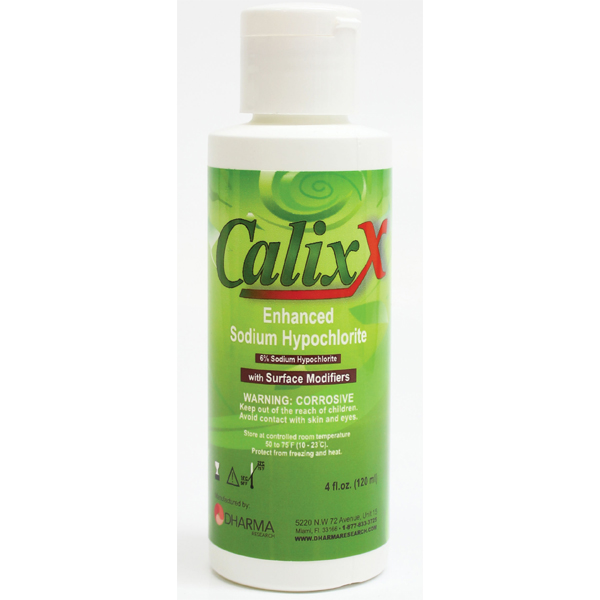 Calix-X Enhanced Sodium Hypochlorite Solution, 6% Concentration, 500 ml bottle