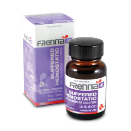 Frenna 30 mL 25% Buffered Aluminum Chloride Hemostatic Solution. 30 mL Bottle