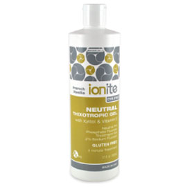 Ionite Neutral Fluoride Thixotropic Gel - FRENCH VANILLA DYE-FREE, 17 oz. Economical and quick
