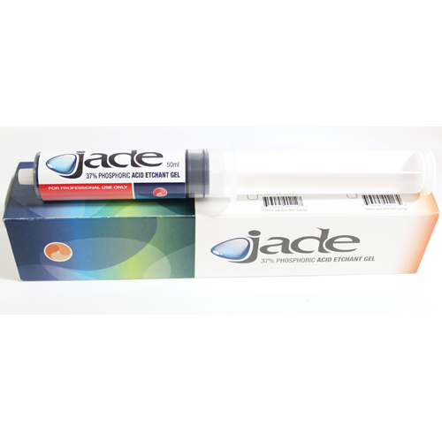 Jade Blue Etchant Gel, 1 x 50ml Bulk Syringe. 37% thixotropic phosphoric, non-slump acid gel