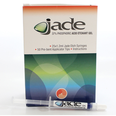 Jade Blue Etchant Gel, Mini Bulk Kit: 25 x 1.2ml Syringes & 50 Pre