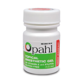 Opahl Topical Anesthetic Gel 20% Benzocaine - MINT PARFAIT 1 oz. Fast-acting with no systemic