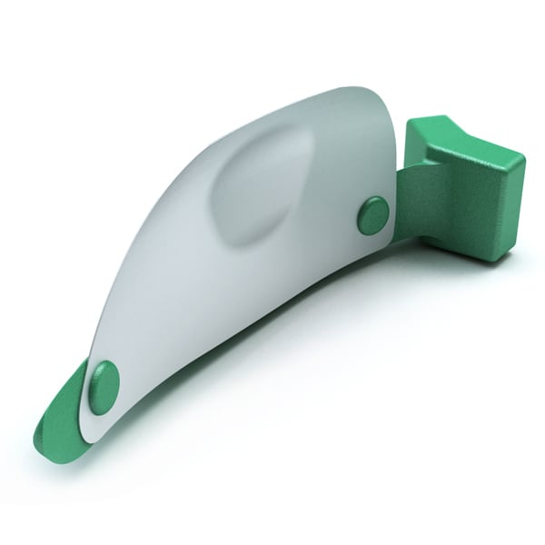 FenderMate Left Regular, Dark Green 18/Pk. Combines a pre-curved wedge and sectional matrix into