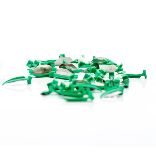 FenderMate Left Regular, Dark Green 100/Value Pack. Combines a pre-curved wedge and sectional