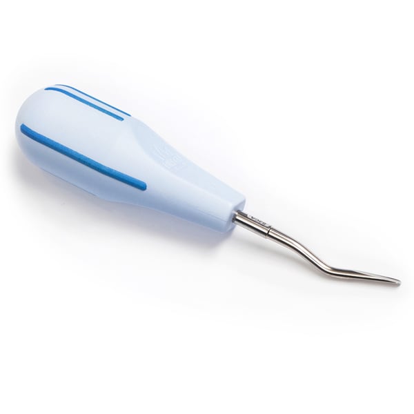 Luxator Short Periotome, 3mm (S3CA), Contra Angle Blade, 1/Pk, Dark Blue color coded handle. 10 mm