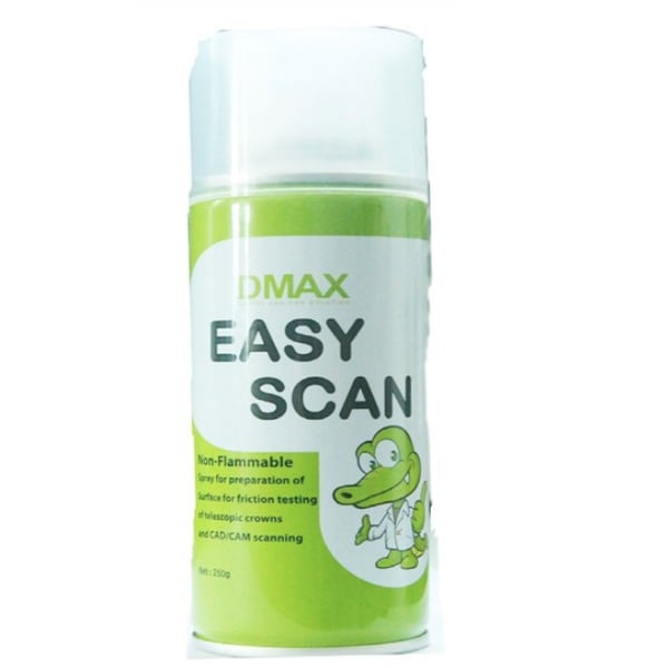 Dmax Scanner Spray for Cad/Cam, 9 oz (250 g) Can. Non-flammable spray for preparation of surfaces