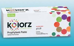 Kolorz Carnival Pack Medium Grit Cotton Candy and Blue Raspberry Flavored Prophy Paste