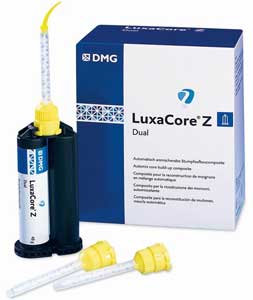 LuxaCore Z-Dual Automix Core Build Up Material - NATURAL A3 Shade Refill Kit: 1 - 48gm Cartridge
