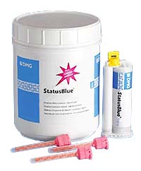 StatusBlue Automix A-Silicone formula Alginate Alternative, Economy Package: Tub of 7 - 50 mL